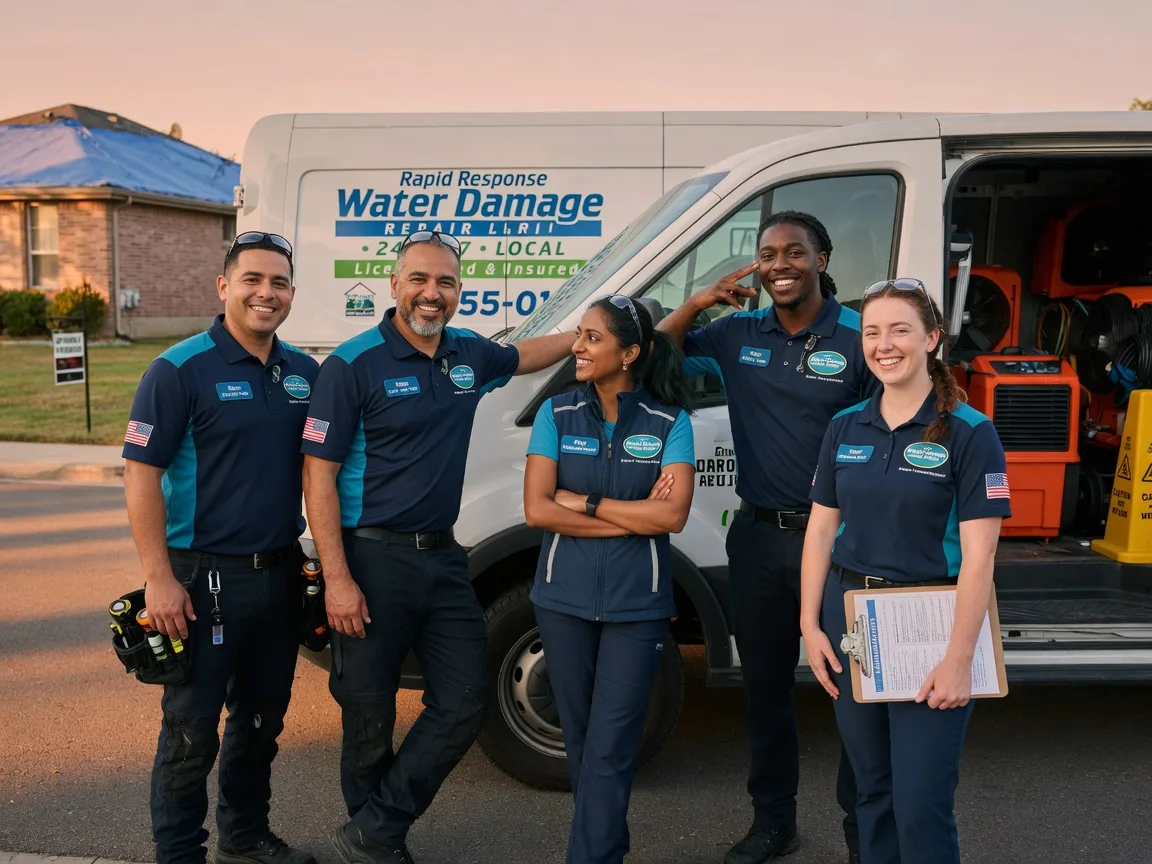 Water Damage Restoration company in Pointblank, TX